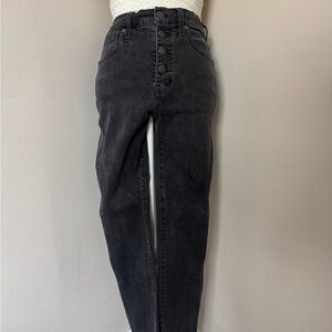 High Rise Skinny Black Jeans